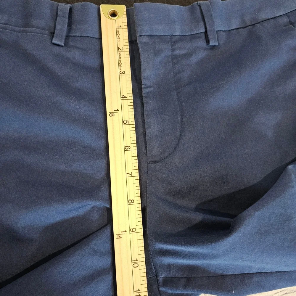 Express Photographer Navy Blue Slim Fit Dress Pants‎ Mens 31x32 Stretch Trousers